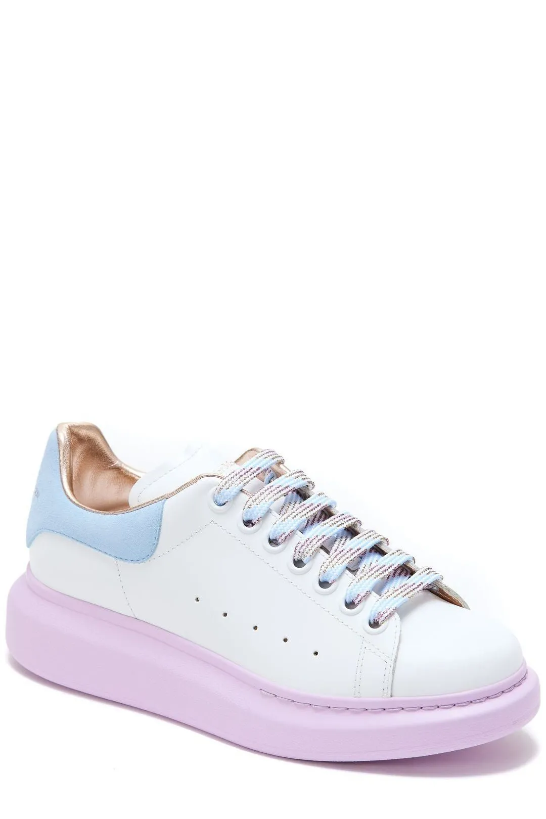 Alexander McQueen Colour-Block Lace-Up Sneakers