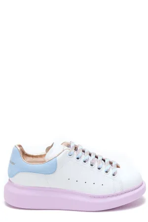 Alexander McQueen Colour-Block Lace-Up Sneakers