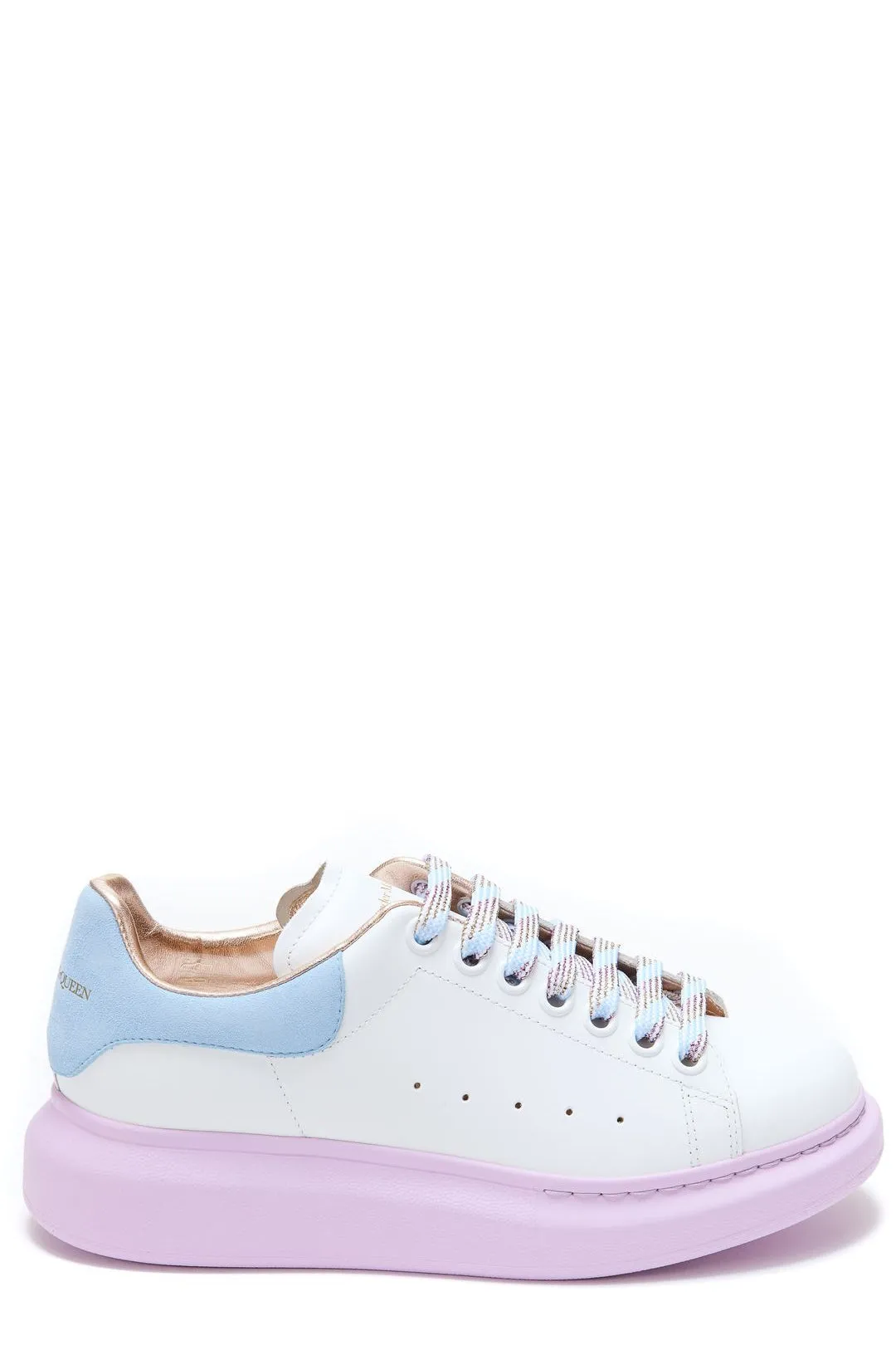 Alexander McQueen Colour-Block Lace-Up Sneakers