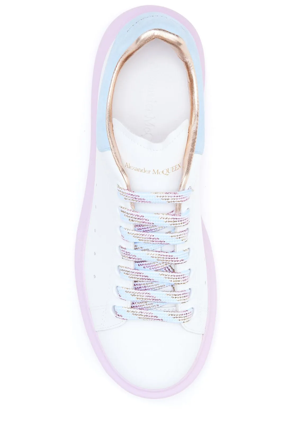 Alexander McQueen Colour-Block Lace-Up Sneakers