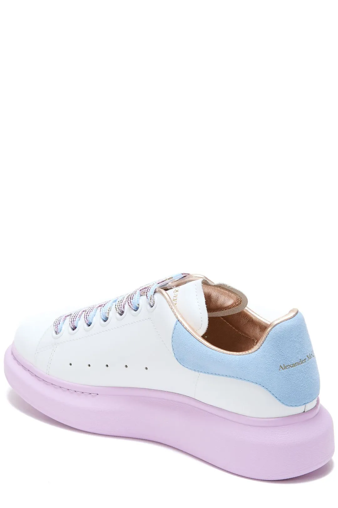 Alexander McQueen Colour-Block Lace-Up Sneakers