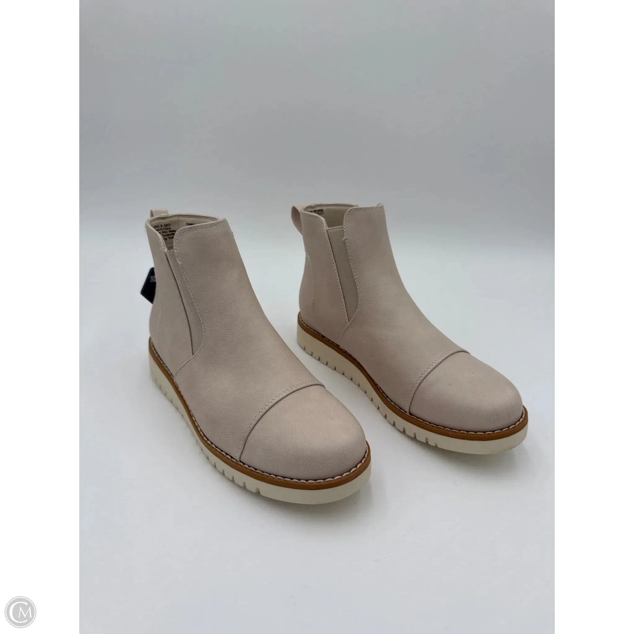 Boots Ankle Flats By Sonoma In Cream, Size: 8