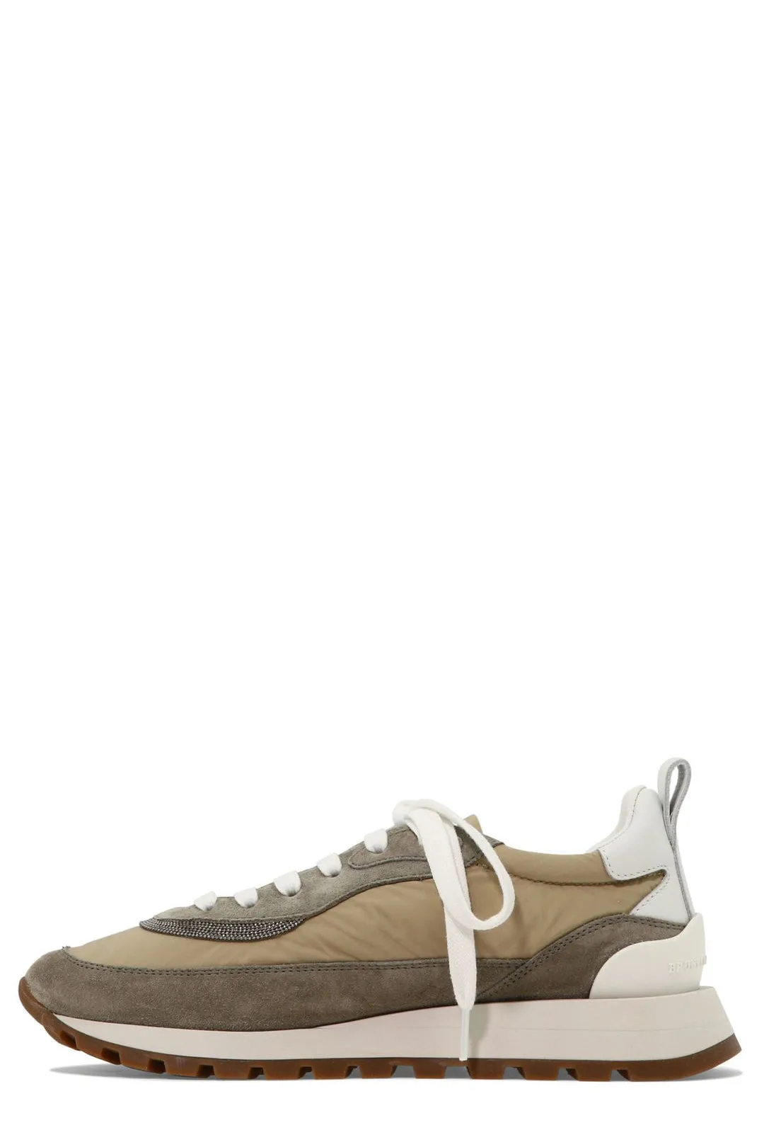 Brunello Cucinelli Panelled Lace-Up Sneakers