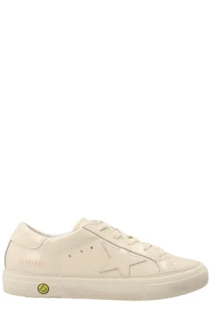 Golden Goose Kids Logo Patch Lace-Up Sneakers