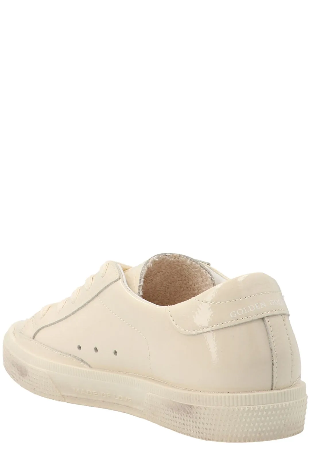 Golden Goose Kids Logo Patch Lace-Up Sneakers