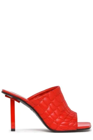 Just Cavalli Quilted High Heel Mules