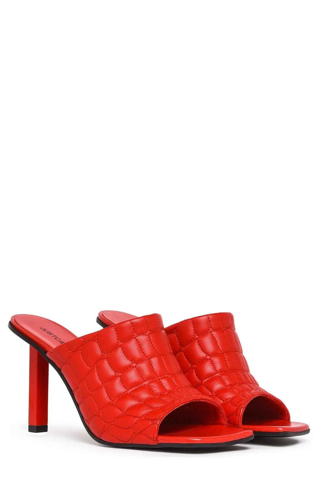 Just Cavalli Quilted High Heel Mules