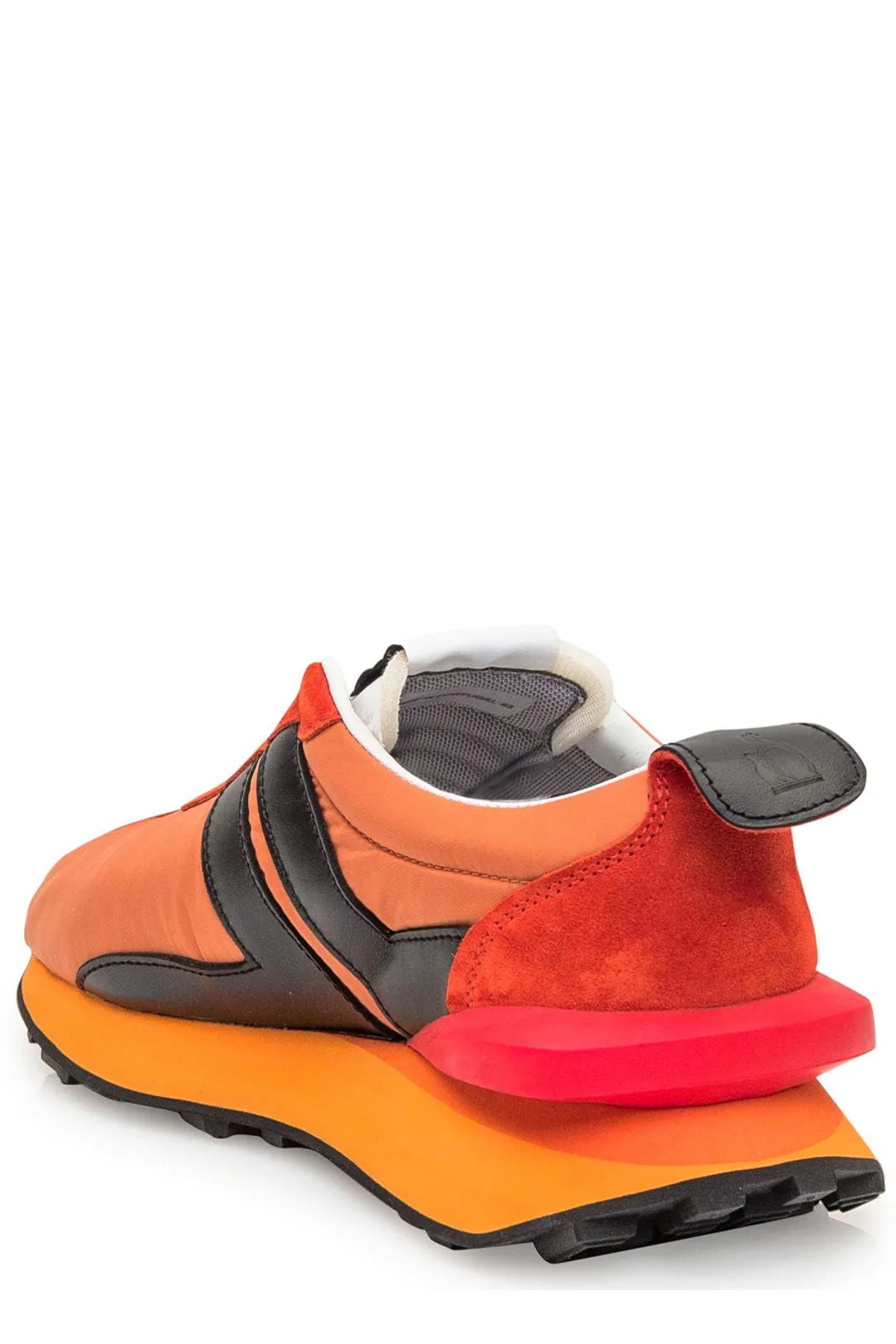 Lanvin Logo Patch Lace-Up Sneakers