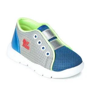 Lucy & Luke Casual Blue Non Lacing Shoes For Kids FLYNN-26 By Liberty
