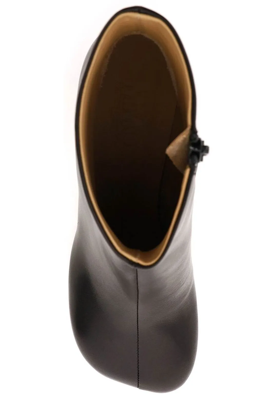 MM6 Maison Margiela Square Toe Ankle Heel Boots