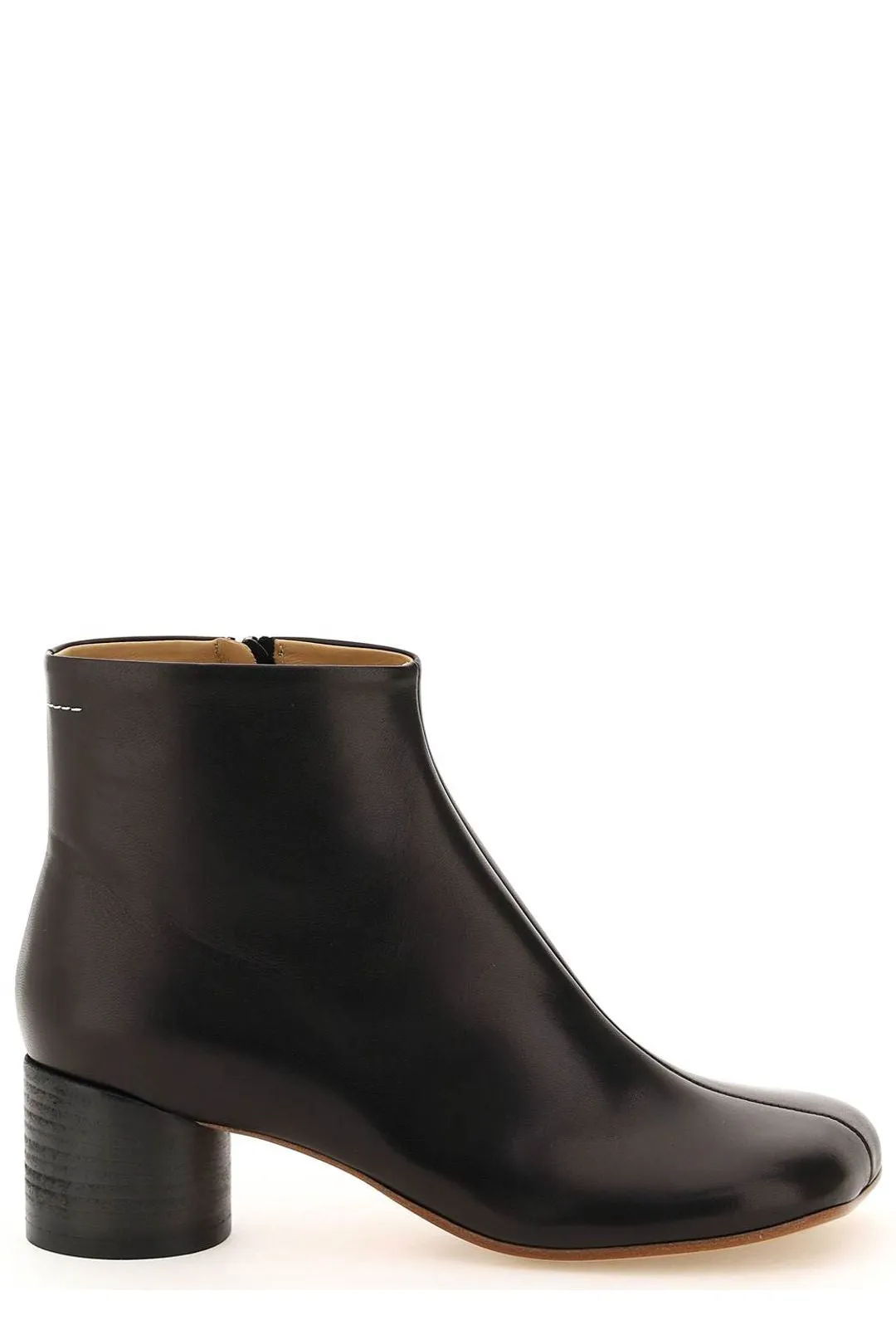 MM6 Maison Margiela Square Toe Ankle Heel Boots