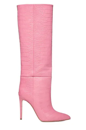 Paris Texas Embossed Knee-High Boots
