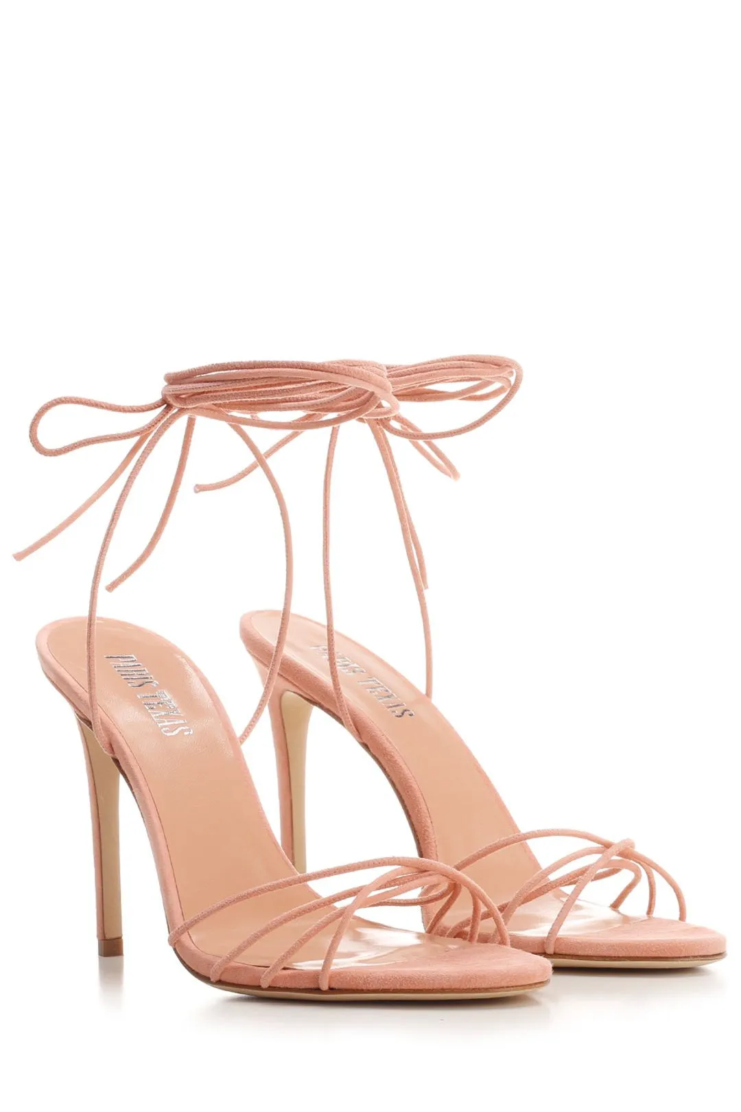Paris Texas Logo Detailed Lace-Up Sandals