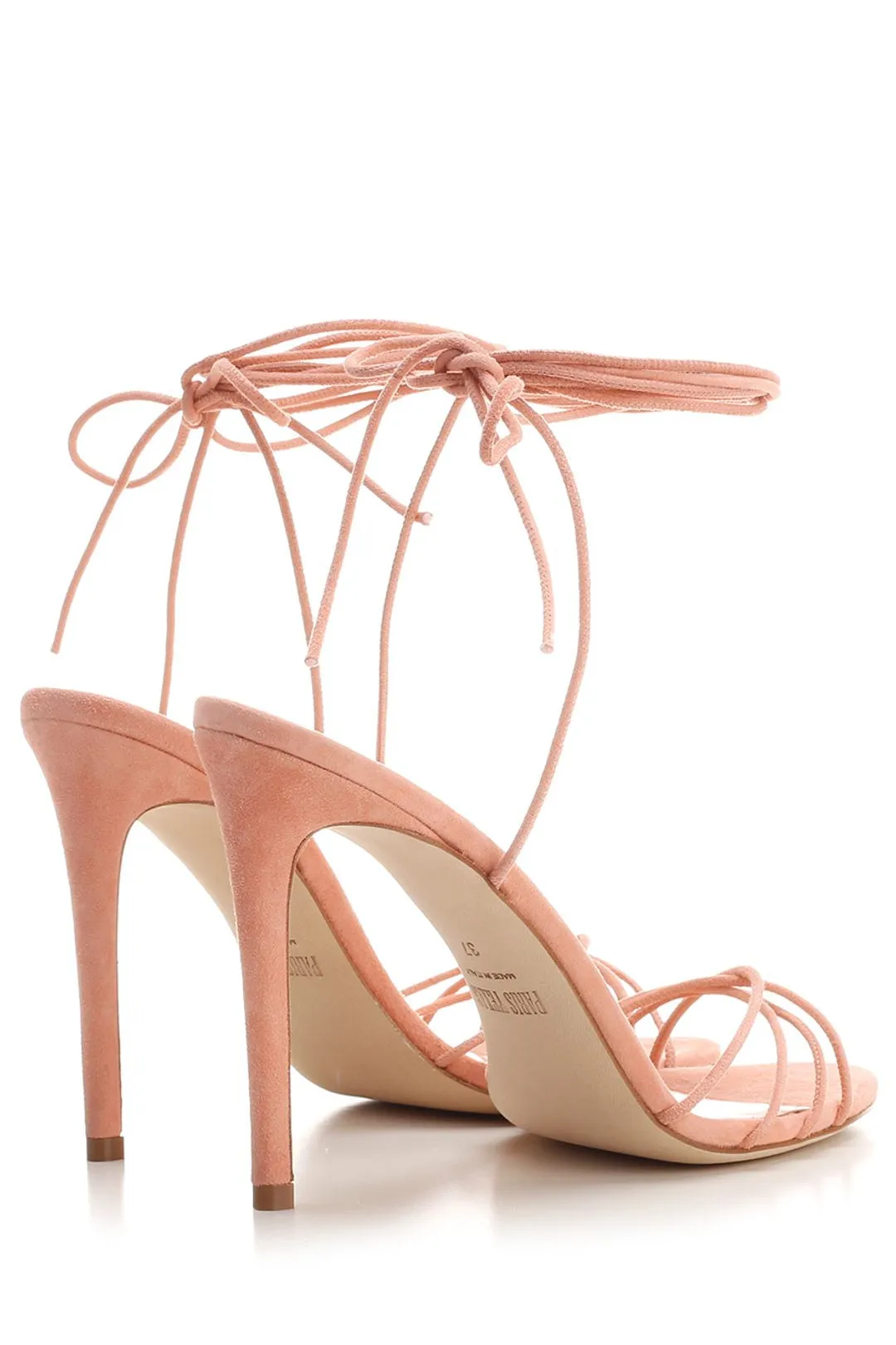 Paris Texas Logo Detailed Lace-Up Sandals