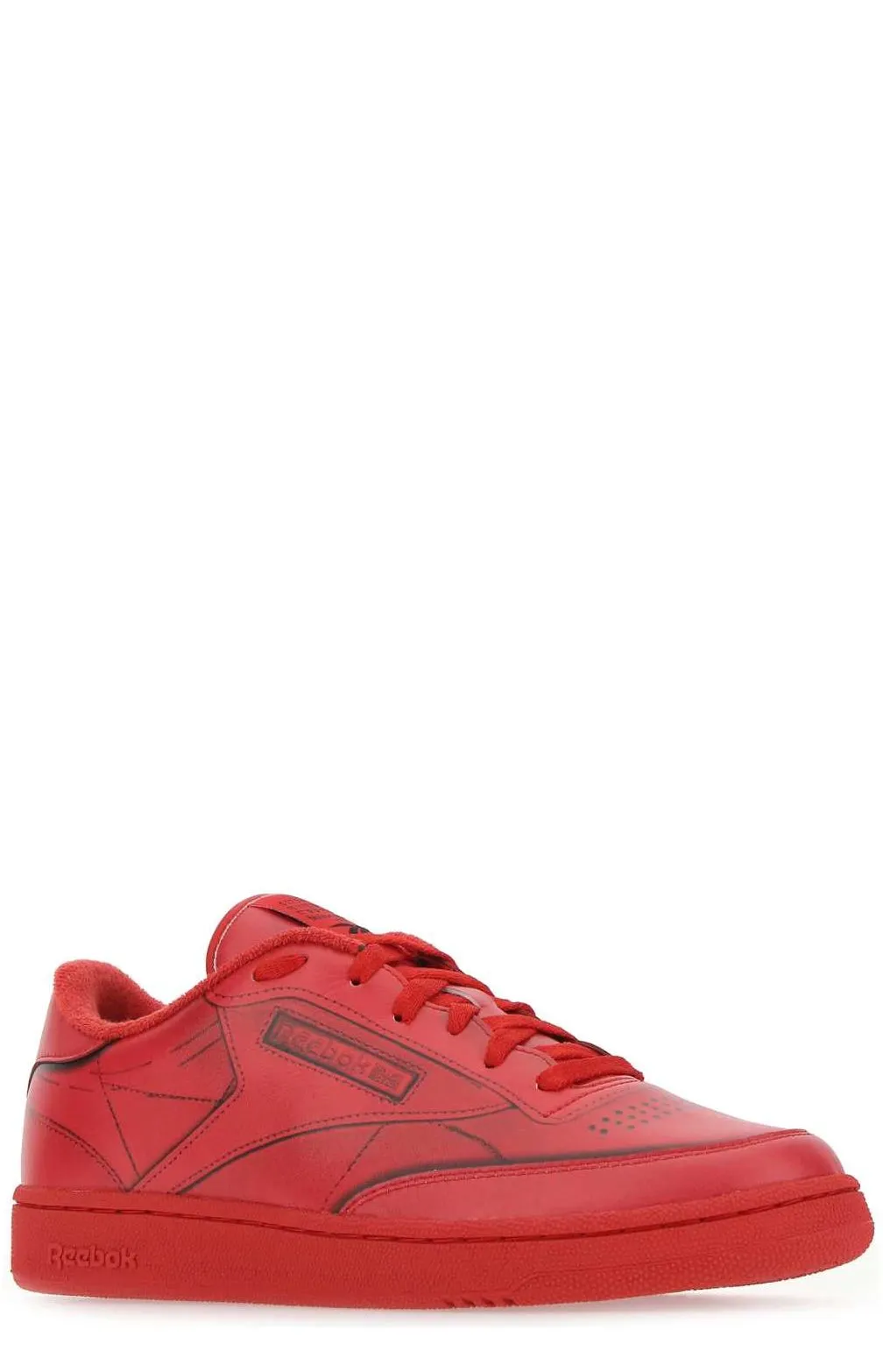 Reebok X Maison Margiela Project 0 Club C Lace-Up Sneakers
