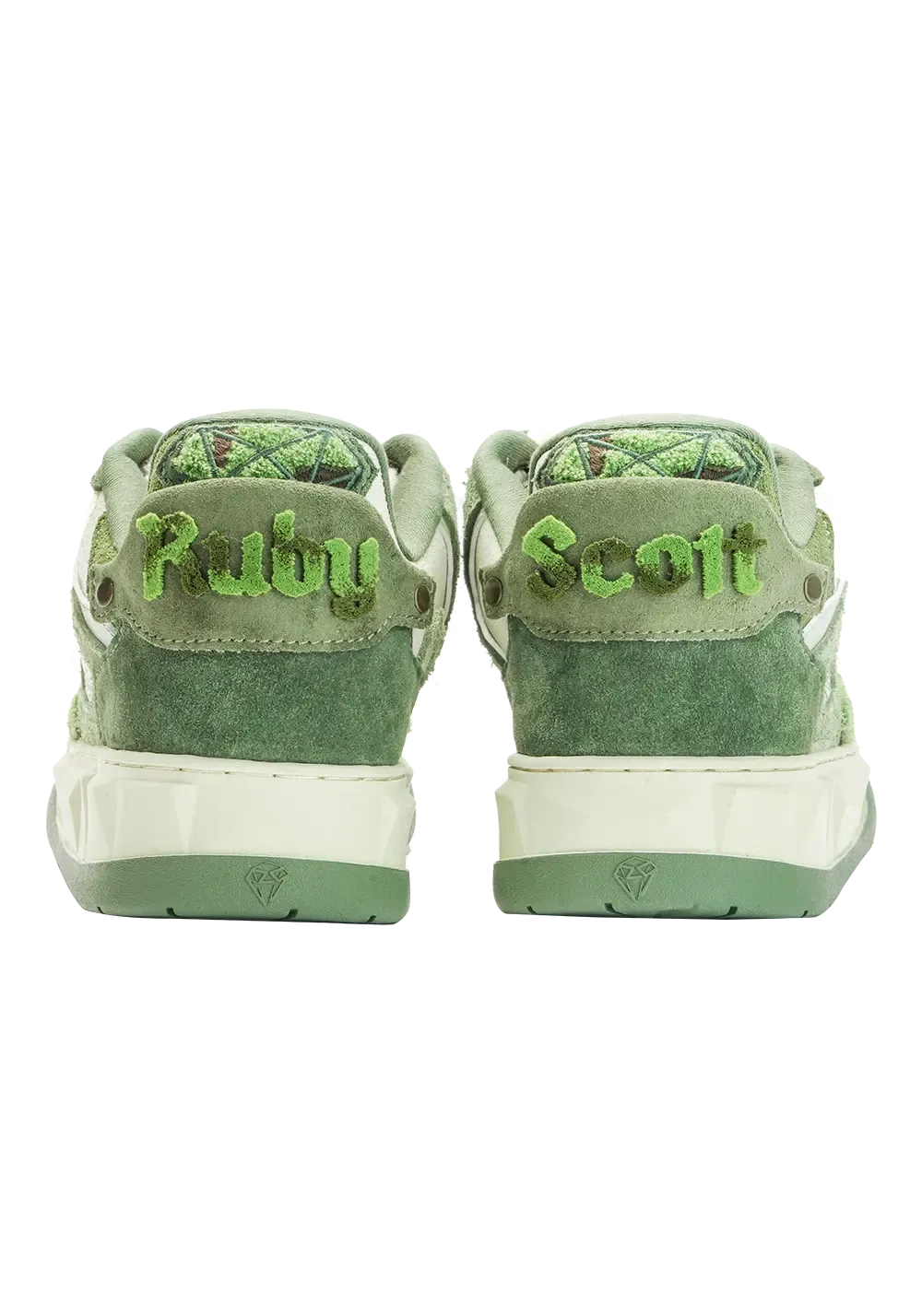 Ruby Scott Mint Mambo Diamond Bread Shoes