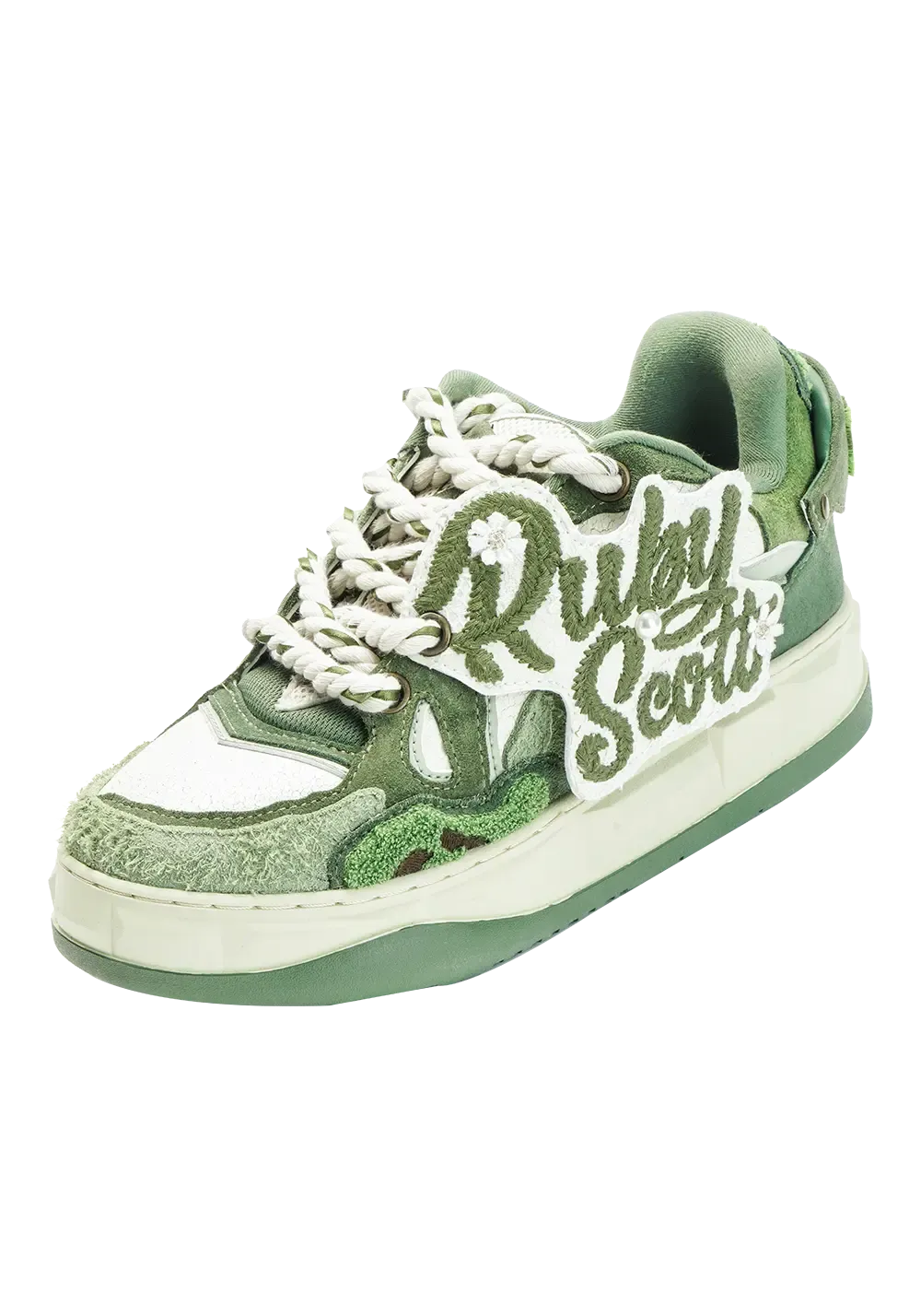 Ruby Scott Mint Mambo Diamond Bread Shoes
