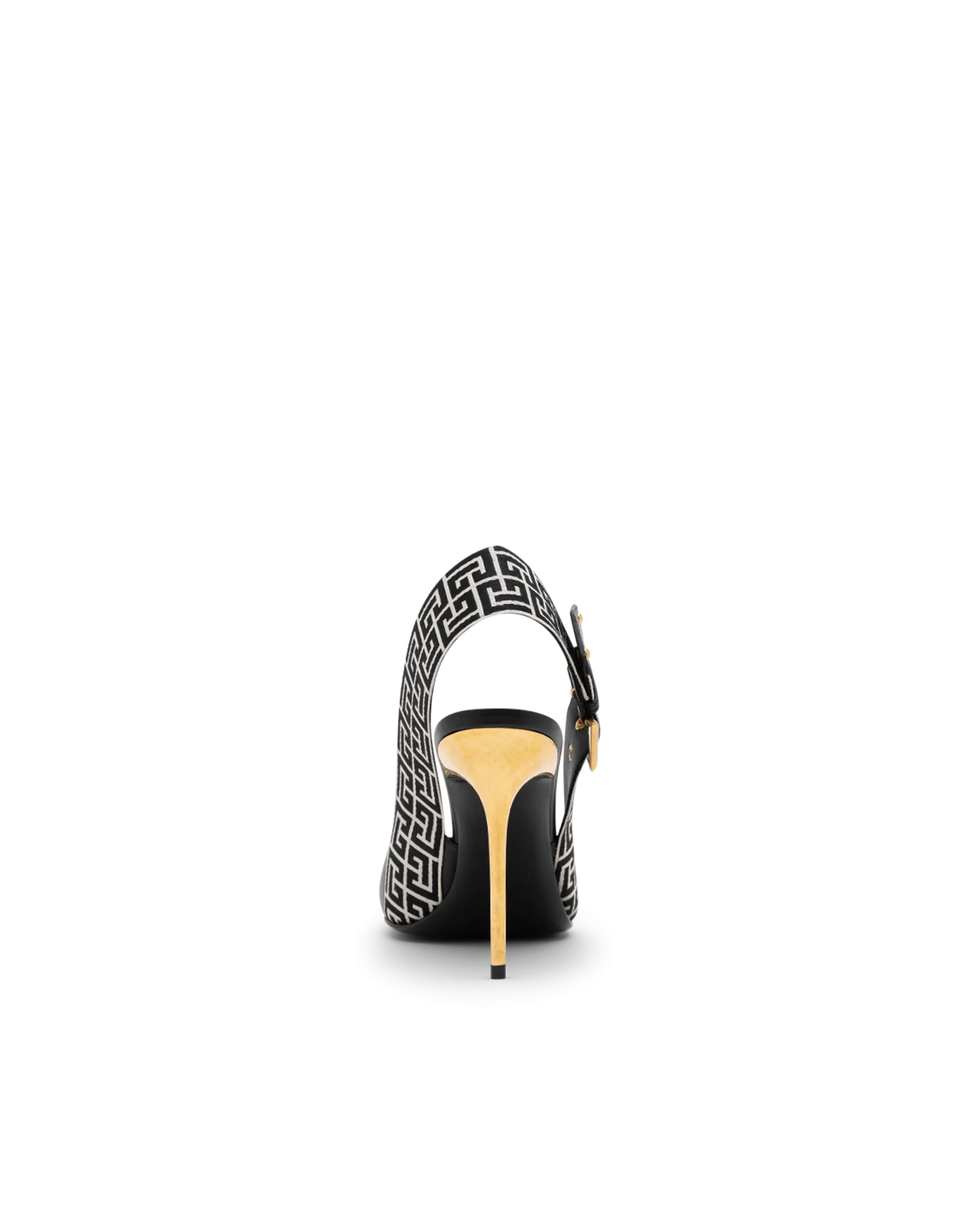 Ruby Slingback Monogram Pumps