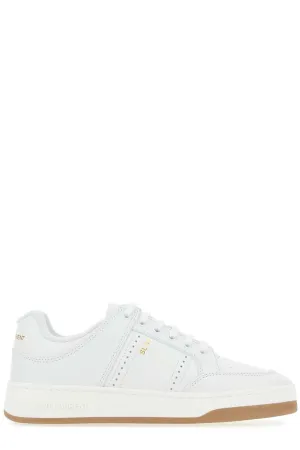 Saint Laurent Logo Printed Lace-Up Sneakers