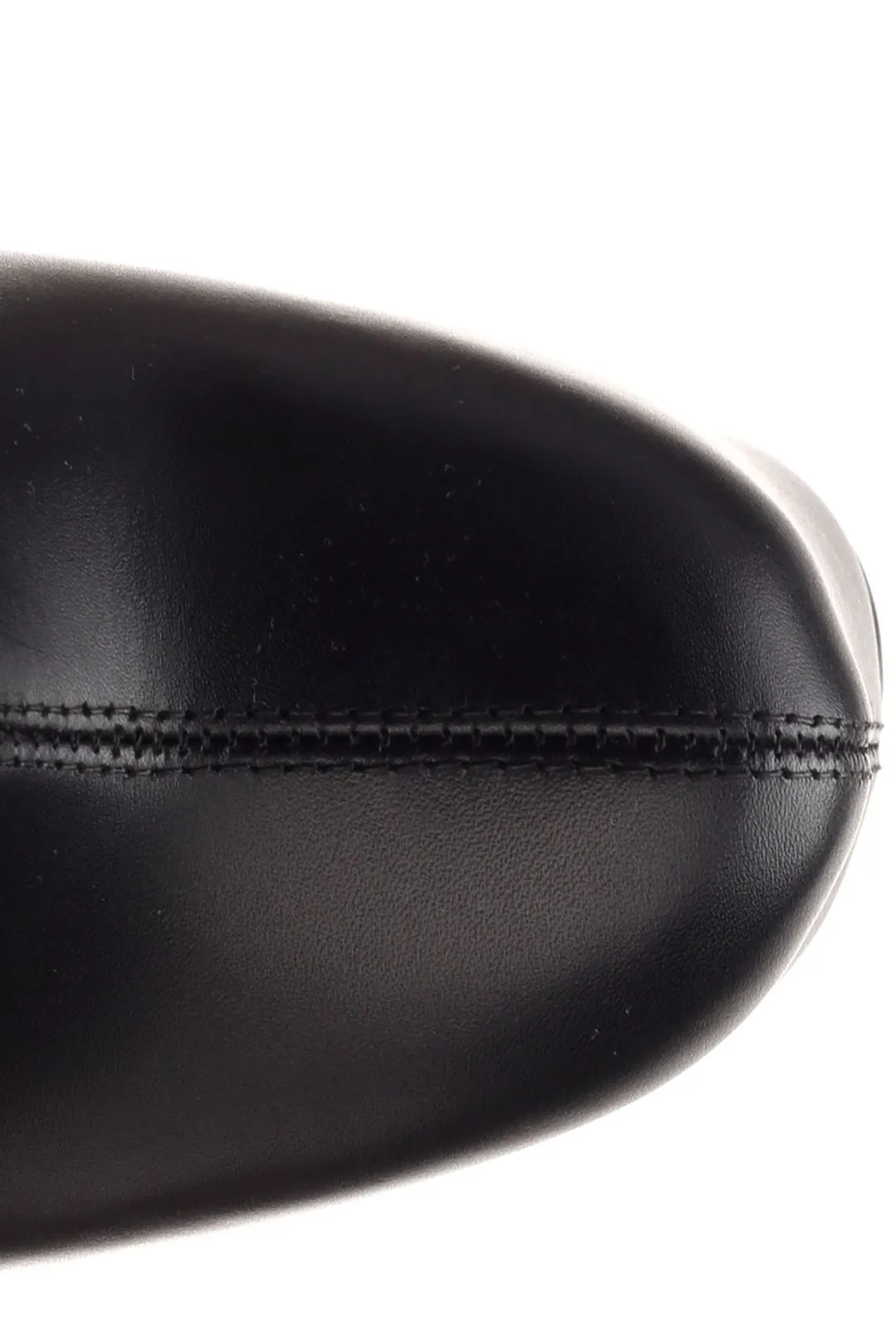 Saint Laurent Mina Round Toe Ankle Boots