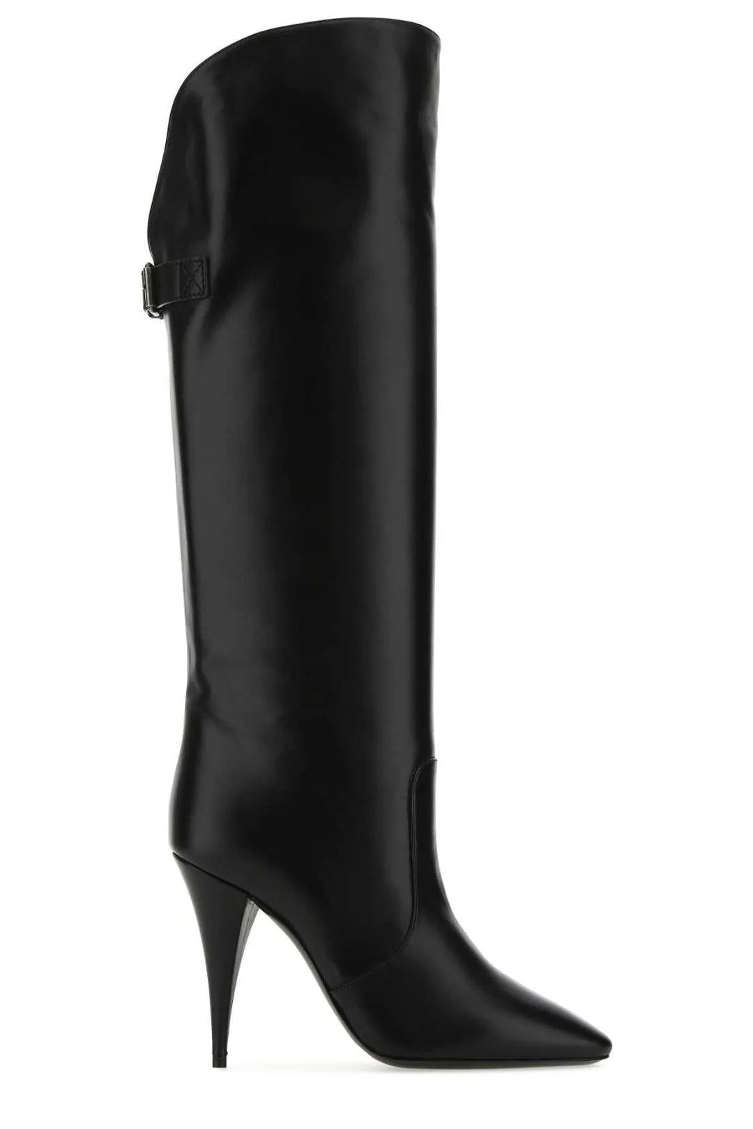 Saint Laurent Pointed Toe High Heel Boots