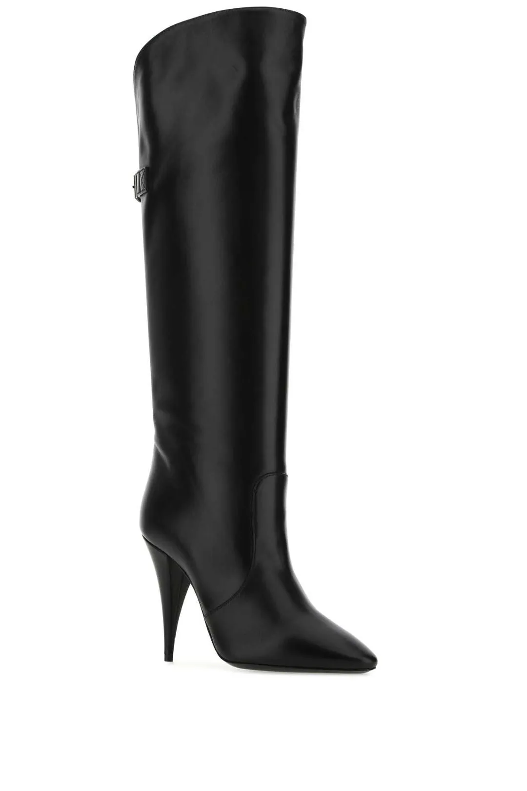Saint Laurent Pointed Toe High Heel Boots