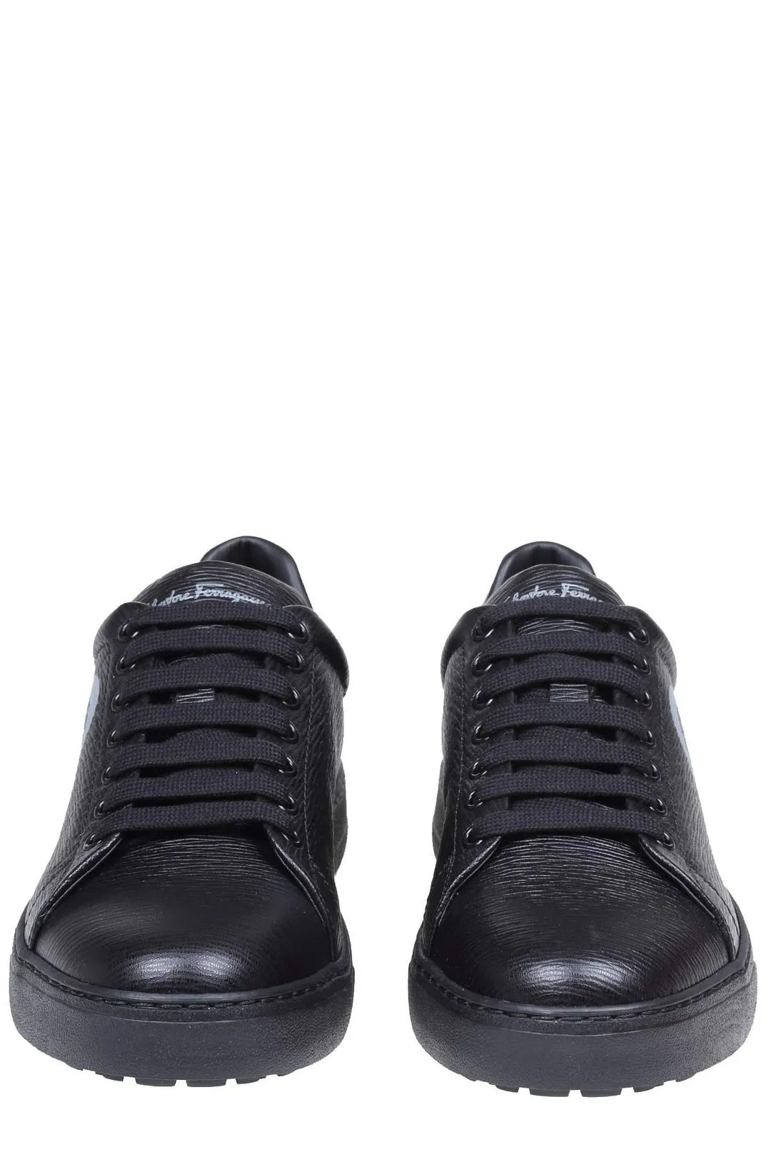 Salvatore Ferragamo Gancini-Logo Printed Lace-Up Sneakers