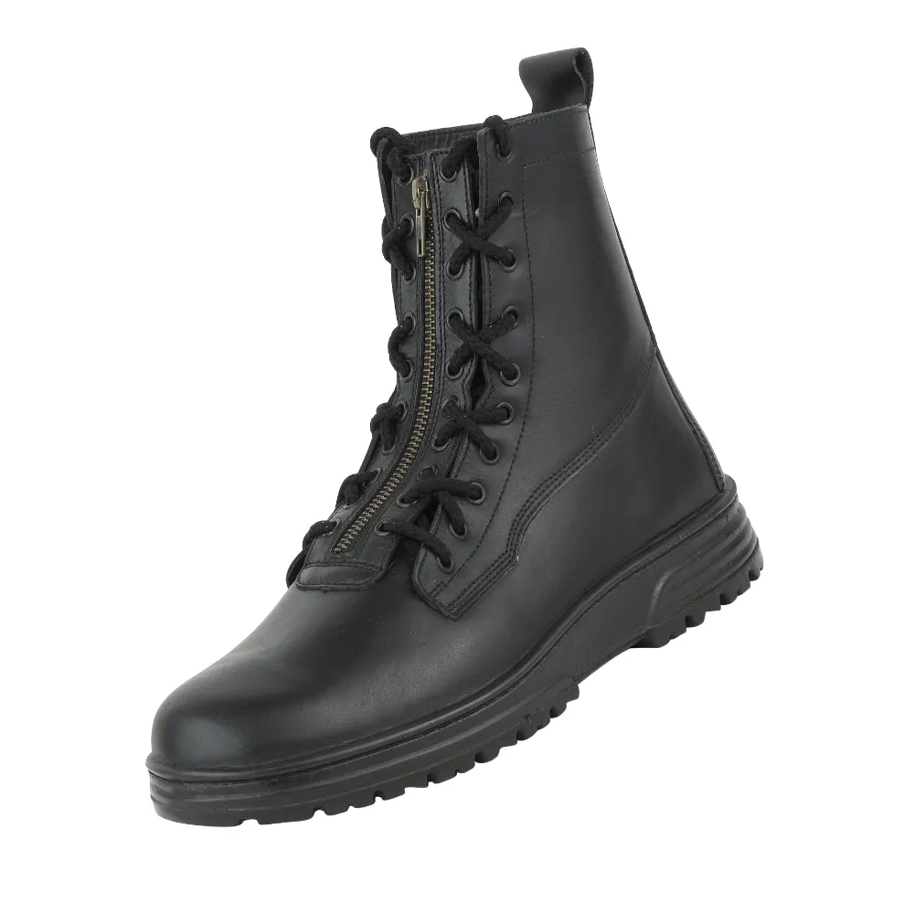Warrior Black High Ankle Defence Jungle Boot For Men FLY-BOOT By Liberty
