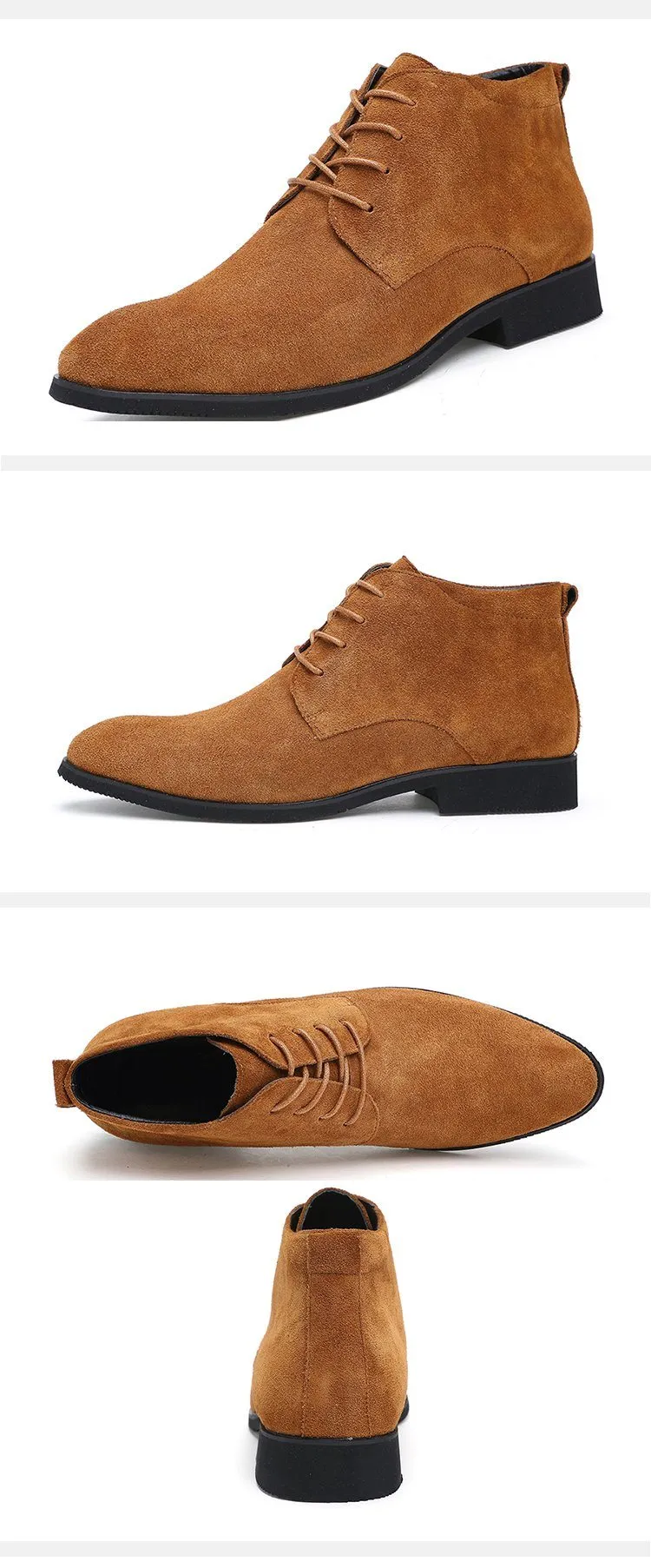 West Louis™ British Leather Ankle Boots