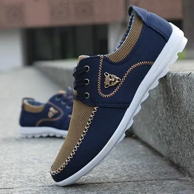 West Louis™ Comfortatble Canvas Men Driving Shoes