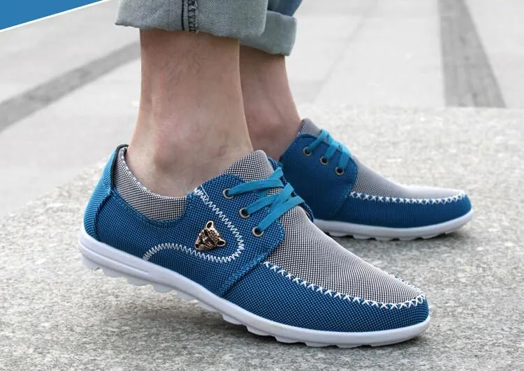 West Louis™ Comfortatble Canvas Men Driving Shoes