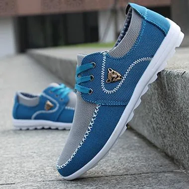 West Louis™ Comfortatble Canvas Men Driving Shoes