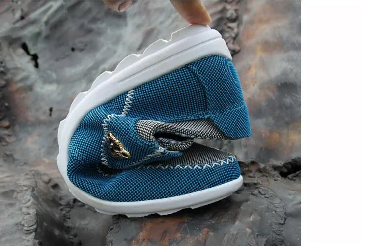 West Louis™ Comfortatble Canvas Men Driving Shoes