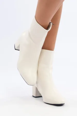 White Ankle Boots